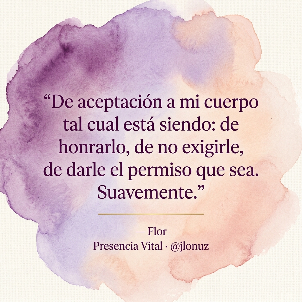 Testimonio Flor · Presencia Vital